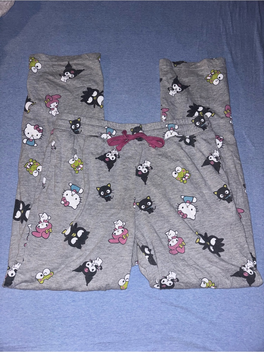 Women’s Sanrio Gray Character Print Pajama Pants